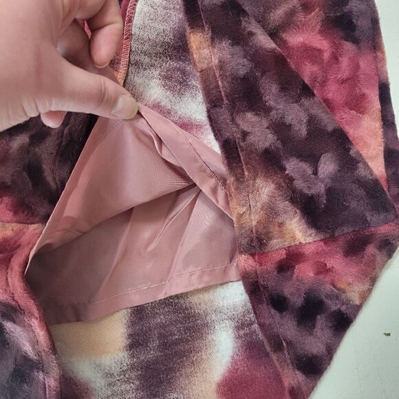 Rosa Costanzo Circle Brushed Furry Midi Skirt - Picture 6 of 10